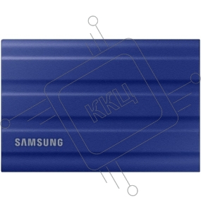 Накопитель  Samsung External SSD T7 Shield, 2TB, Type C-to-C/A, USB 3.2 Gen2, R/W 1050/1000MB/s, IP65, 88x59x13mm, 98g, Blue (12 мес.)