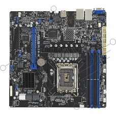 Материнская плата серверная ASUS P13R-M, LGA1700, Intel C262, 4xDDR5 (ECC), 8xSATA, 1xM.2, 1xPCIe 5.0 x16, 1xPCIe 3.0 x8, 1xVGA, 3x1Gb LAN, 3xUSB-A 10Gbps, mATX