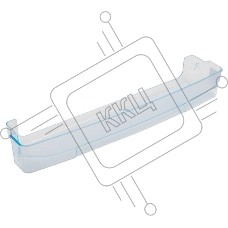 Барьер-полка Позис RK-149 низкая овальное крепление 0606-6541