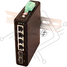Коммутатор OSNOVO SW-80402/I, 4×1 Гбит/с PoE + 2×1 Гбит/с SFP, управляемый