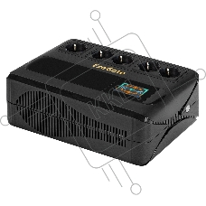 Источник бесперебойного питания ExeGate NEO Smart BU-800.LCD.AVR.5SH <800VA/480W, цветной LCD-дисплей, AVR, 5*Schuko, Black>