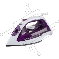 Утюг Energy EN-348 бело-фиолетовый (2600Вт, пар, спрей, пар.удар, самооч., керамич. подошва)