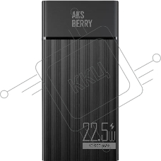 Портативный аккумулятор AKSBERRY (6900287710026) E102 Riffles PD22,5w 10000 mAh (черный)