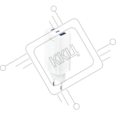 Сетевое зарядное устройство OLMIO 2Type-C/USB, 65W, 6A, QuickCharge3.0, PowerDelivery3.0, GAN