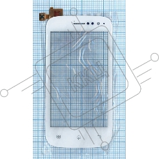 Сенсорное стекло (тачскрин) для Fly IQ442 Miracle, белое