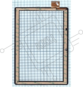 Сенсорное стекло (тачскрин) для Digma CITI 1510  DP101226-F1, черное