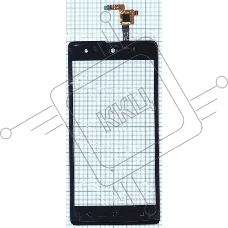 Сенсорное стекло (тачскрин) для Micromax Q349 Canvas Selfie 4, черное