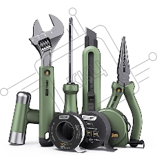 Набор ручного инструмента Home Series Green Deli HT0008L 8 предметов
