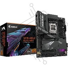 Материнская плата Gigabyte X870 AORUS ELITE WIFI7, AM5, AMD X870, 4xDDR5, 4xSATA, 4xM.2, 1xPCI-E 5.0 x16, 1xPCI-E 4.0 x4, 1xPCI-E 3.0 x2, 1xHDMI, 1x 2.5Gb LAN, 4xUSB-A 3.2 Gen 1, 2xUSB-A 3.2 Gen 2, 4xUSB-A 2.0, 2xUSB-C 4.0, 2x3.5 мм, 7.1, ATX