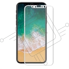 Защитное стекло Ainy Apple iPhone X (0,2мм) Full Screen Cover (3D) белый