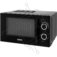 Микроволновая печь Galanz MOS-2001MB черный, 20 л, 700 Вт, переключатели - поворотный механизм