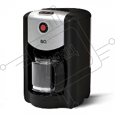 Кофеварка капельная со встроенной кофемолкой BQ CM1009 черный-стальной, исп. кофе -  зерновой/молотый, 0.625 л, 700 Вт.