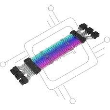 Кабель ALSEYE 3*8PIN RGB Cable 