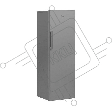 Морозилка Beko RFSK266T01G, серый, 240 л, 4 ящика