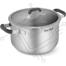 Кастрюля Rondell Stolz RDS-1753, 3.2л, 20см, с крышкой, сталь