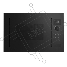 Микроволновая печь встраиваемая Maunfeld XBMO251GB Matt черное матовое стекло, 25 л, 900 Вт, переключатели - поворотный механизм/сенсор
