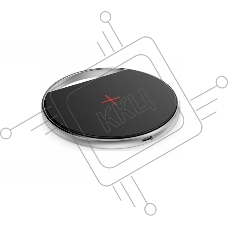 Беспроводное зарядное устройство OLMIO SUPERBs, 15W, Super Fast Charge, черный