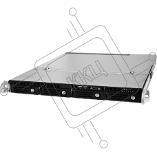 Серверный корпус Ablecom 1U chassis;  Mini-ITX, Micro-ATX, ATX MBs; 4 x 3.5'' hsb; 2 x USB; 1 x COM port (Front); 1 x FH expantion slot; 600W (1+1) (80 Plus Platinum); no rails