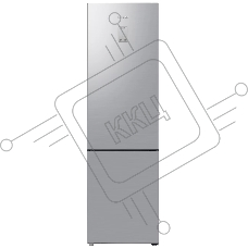 Холодильник Samsung RB37A5411SA графит двухкамерный 269/98л морозилка снизу, No Frost