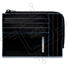 Чехол для кредитных карт Piquadro Blue Square PU1243B2R/N черный натур.кожа