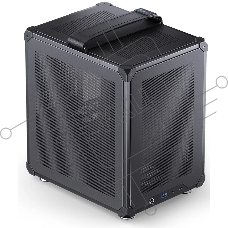 Компьютерный корпус JONSBO C6-ITX Black ITX без БП, боковая панель из закаленного стекла, mini-ITX, черный