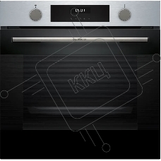 Духовой шкаф электрический Bosch HJA737BR0 Serie 4, 60 см, 76 л,нержавеющая сталь, Auto Pilot 10, 3D Hotair,класс энергоэффективности А, 7 режимов, LCD-дисплей, галогенное освещение, самоочистка EcoClean,проволочные направляющие