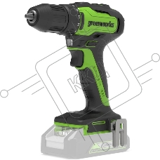 Дрель-шуруповерт GreenWorks GD24DD35, Аккумуляторная, без АКБ и ЗУ