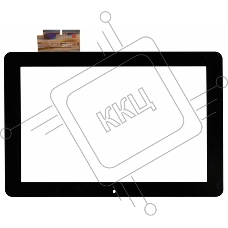 Сенсорное стекло (тачскрин) для Dell Streak 10 Pro, черное