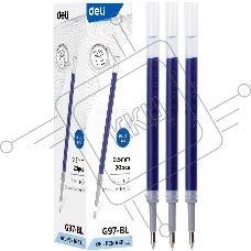 Стержень для гелевых ручек Deli EG97-BL 0.5мм синий блистер
