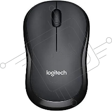 Мышь беспроводная Logitech B175 черный, 1000 dpi, радиоканал, USB, кнопки - 3