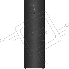 Холодильник Haier C4F740CDBGU1 графитовый двухкамерный 286/115л морозилка снизу, No Frost