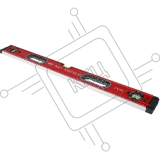 Уровень RGK U4080 пузырьковый 3глаз. магнит. красный