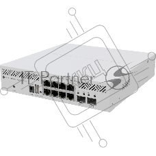 Коммутатор MikroTik CRS310-8G+2S+IN, 8×2.5 Гбит/с + 2×10 Гбит/с SFP+, управляемый