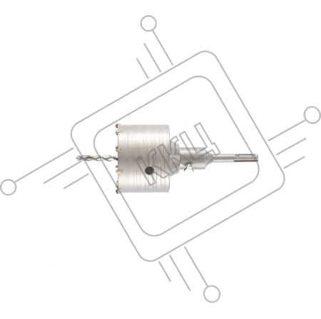 Коронка в сборе MATRIX М22x80 мм, SDS PLUS// 70331