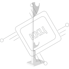 Напольный кронштейн Pianoforte 300, белый