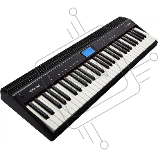 Портативное цифровое пианино ROLAND [GO:PIANO (GO-61P)] 61 клавиша, чувствительность к скорости касания, 40 тембров, Bluetooth, метроном, рекордер, эффекты (хорус, реверберация), работа от батареек, вес 3,9 кг.