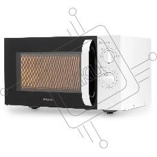 Микроволновая печь Hyundai HYM-M2023 белый/хром, 23 л, 800 Вт, переключатели - поворотный механизм