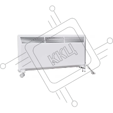Конвектор электрический HINTEK RA 2000M белый, 2000 Вт, 25 м2, термостат