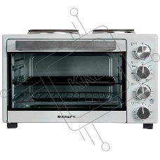 Мини-печь Kraft KFC-MOHP 380 HGR 38 л, 1600 Вт, серый