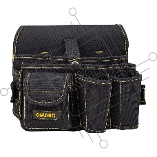 Поясная сумка монтажника Deli DL-P5 270 x 190 x 140мм, 7 карманов, ткань Оксфорд 600D