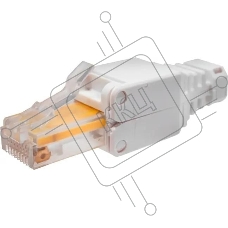 Коннектор Suprlan 10-0218-1, UTP кат.5E RJ45, с защитным колпачком, серый