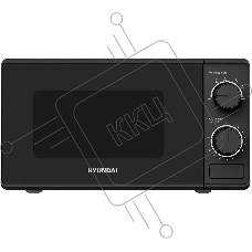 Микроволновая печь Hyundai HYM-M2096 черный, 20 л, 700 Вт, переключатели - поворотный механизм