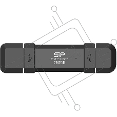 Флеш диск Silicon Power DS72, 250Gb USB 3.2/Type-C, Черный, read/write 1050/850Mb/s