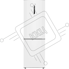 Холодильник Haier C4F637CWRGU1 белый двухкамерный 235/115л морозилка снизу, No Frost