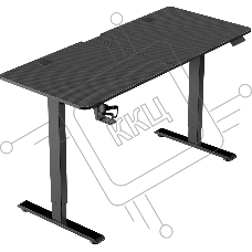Стол игровой компьюерный Erlong черн, 140x60, высота 72-117 см
