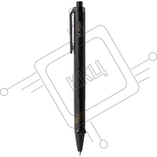 Ручка гелевая автоматическая Deli Nusign NS557C BLACK черный, d=0.5мм, черные чернила, 1 стержень, линия 0.5мм