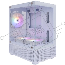 Компьютерный корпус 1STPLAYER MIKU Mi2-A White / mATX / 3x120mm LED fans / Mi2-A-WH-2F1R-W-1F1-W