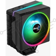 Кулер для процессора AeroCool / Formula Cylon 4F черный, 120 мм, алюминий/медь, 1800 об/мин, 26 дБ, 4 pin, 145 Вт, 160 мм