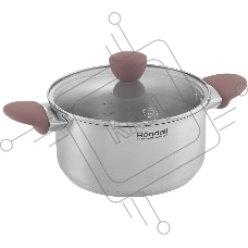 Кастрюля Rondell Bueno RDS-1587 (ST) стальной 1587 Кастрюля с/кр 20 см 2,8 л Bueno Rondell