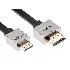 Кабель HDMI-19M --MiniHDMI-19M ver 2.0+3D/Ethernet,1.8m метал разъемы VCOM <CG506AC-1.8M>